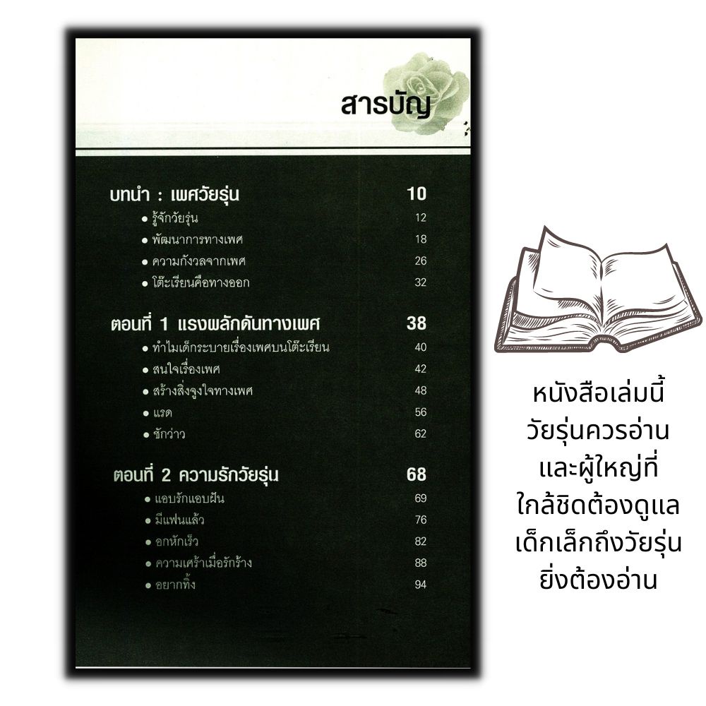 หนังสือ เพศศึกษา...เรื่อง (ไม่) ลับ สำหรับวัยรุ่น : วัยรุ่น เพศศึกษา จิตวิทยาวัยรุ่น