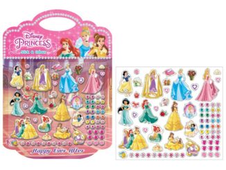 บงกช Bongkoch หนังสือนิทาน ระบายสี และกิจกรรมเสริมทักษะ Disney Princess Happy Ever After Stick & Colour + สติ๊กเกอร์ 3D