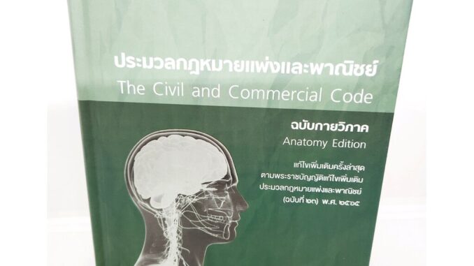 (แถมปกใส) ประมวลกฎหมายแพ่งและพาณิชย์ ฉบับกายวิภาค พิมพ์ครั้งที่ 5 ธิติพล ศรีประทักษ์ TBK0635 sheetandbook ALX