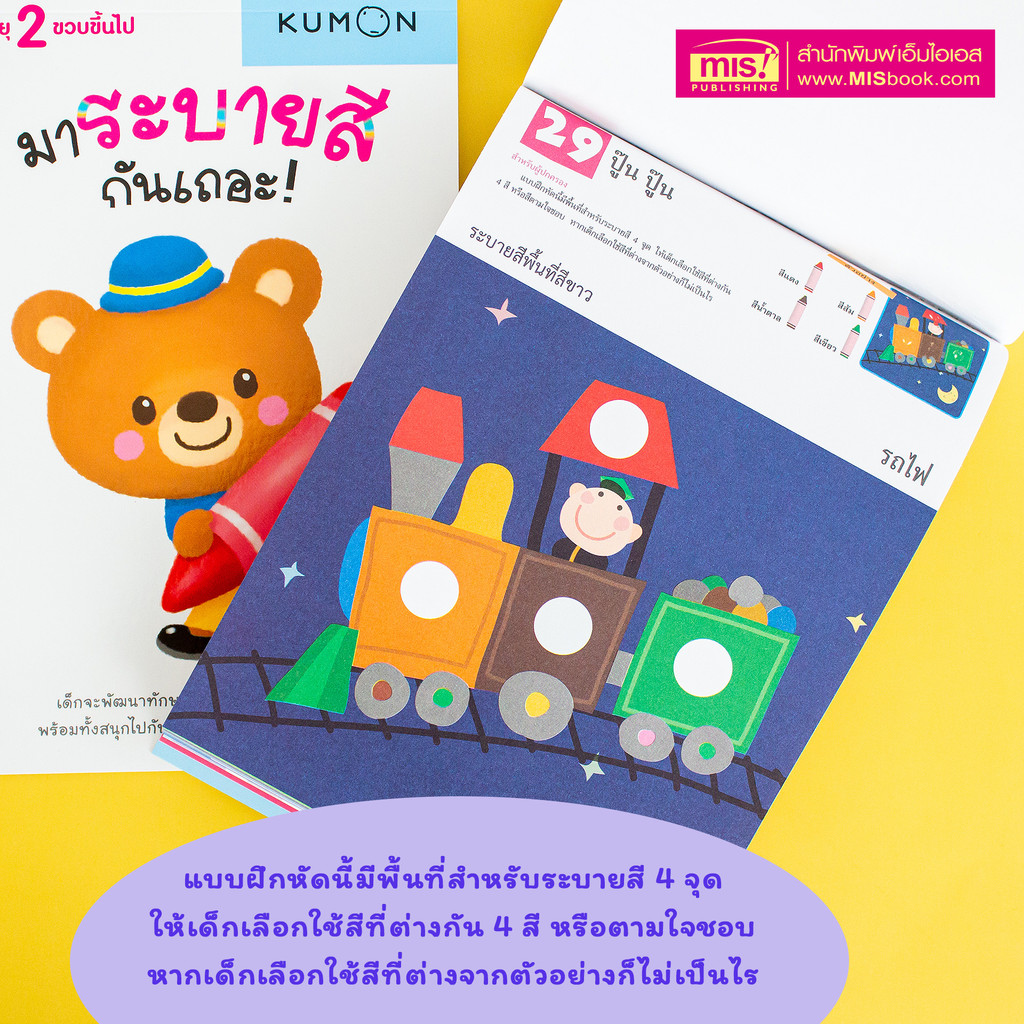 MISBOOK หนังสือแบบฝึกหัด KUMON ชุด ก้าวแรกของหนู 12 เล่ม (ซื้อแยกเล่มได้)