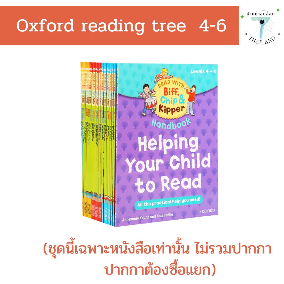 (พร้อมส่ง)  Oxford Reading Tree  Biff, Chip and Kipper   Level 1-12 สามารถเลือกเวอร์ชั่นสำหรับปากกาลูกอ๊อดอ่านได้