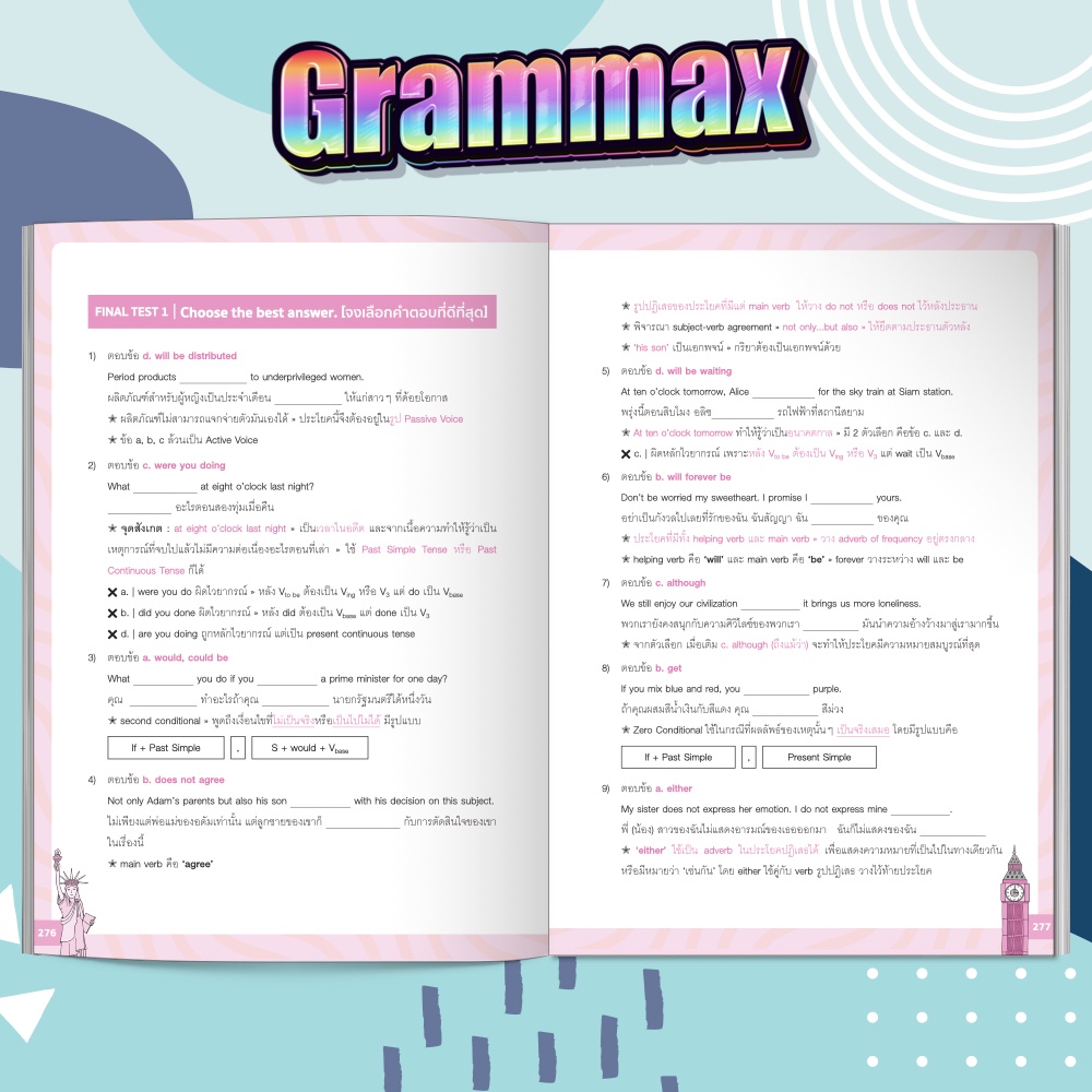 หนังสือ Grammax สรุปที่สุดหลักไวยากรณ์อังกฤษ | ติวเตอร์พอยท์ [รหัส A-064]