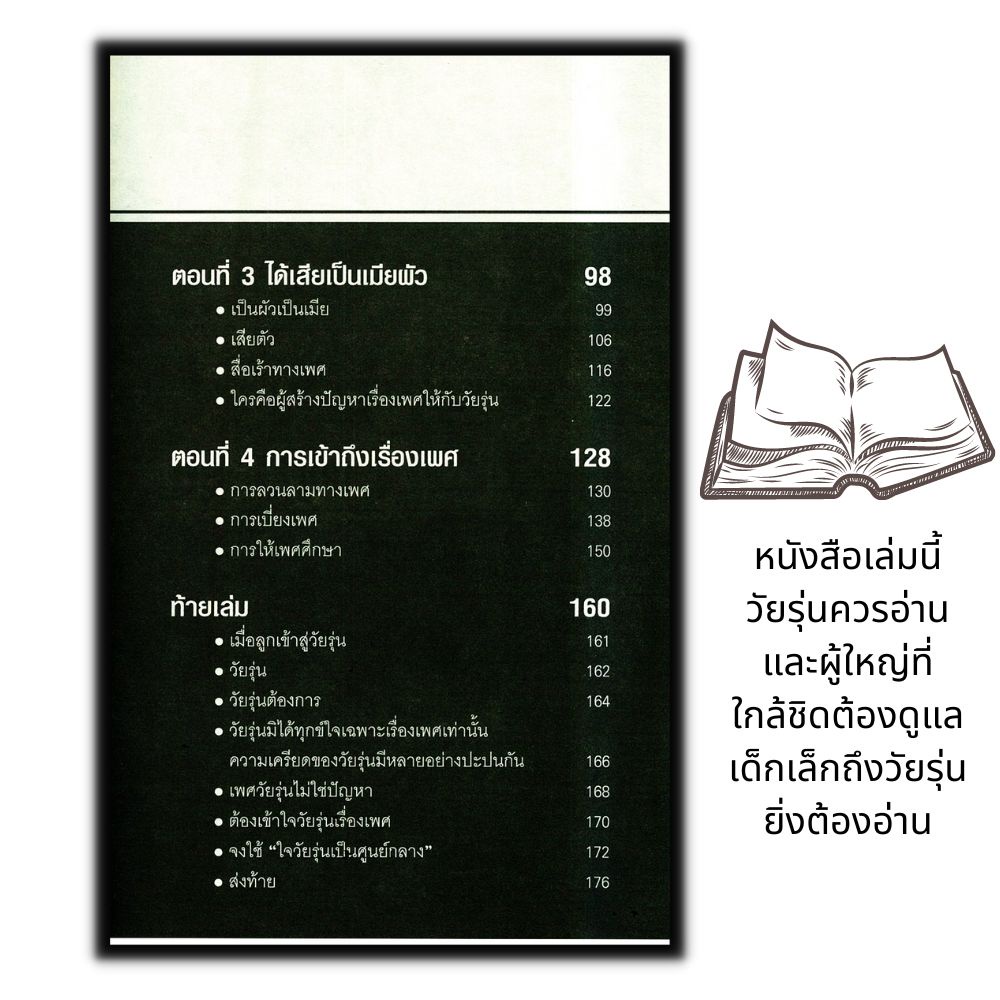 หนังสือ เพศศึกษา...เรื่อง (ไม่) ลับ สำหรับวัยรุ่น : วัยรุ่น เพศศึกษา จิตวิทยาวัยรุ่น