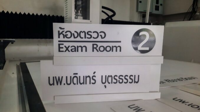 ป้ายพาสวูด มีช่องสอด ห้องตรวจ เปลี่ยนผลัด กะ เวร สต๊อคแน่นๆ มีของพร้อมส่งทันทีค่ะ แก้ข้อความได้ ออกแบบฟรี