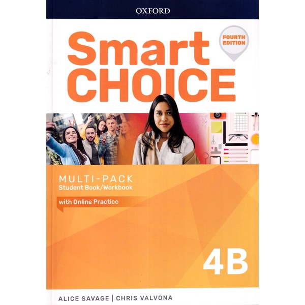 Bundanjai (หนังสือเรียนภาษาอังกฤษ Oxford) Smart Choice 4th ED 4 Multi-Pack B : Student Book+Workbook (P)