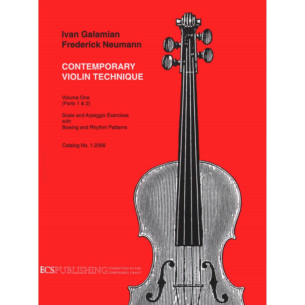 Contemporary Violin Technique, Volume 1 Scale and Arpeggio Exercises with Bowing and Rhythm Patterns(600313123566)