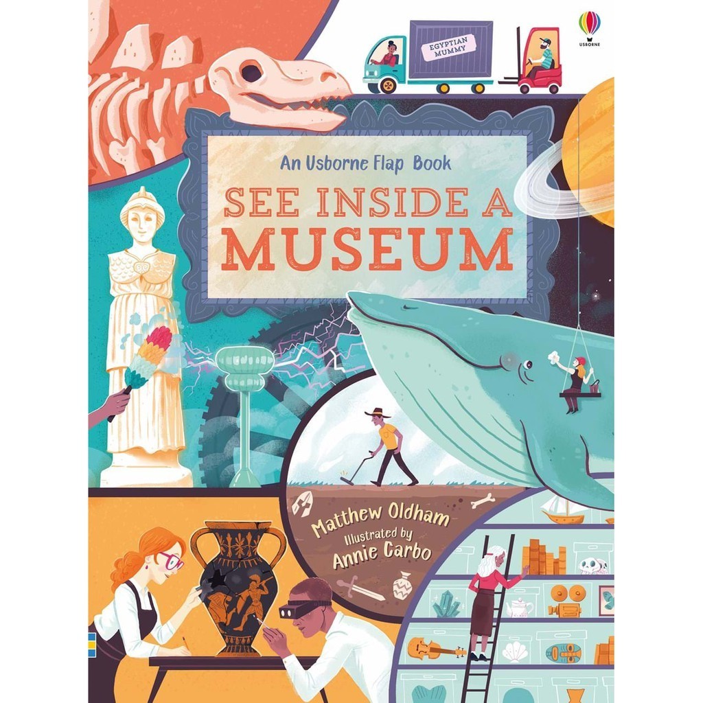 DKTODAY หนังสือ USBORNE SEE INSIDE A MUSEUM (AGE 6+)