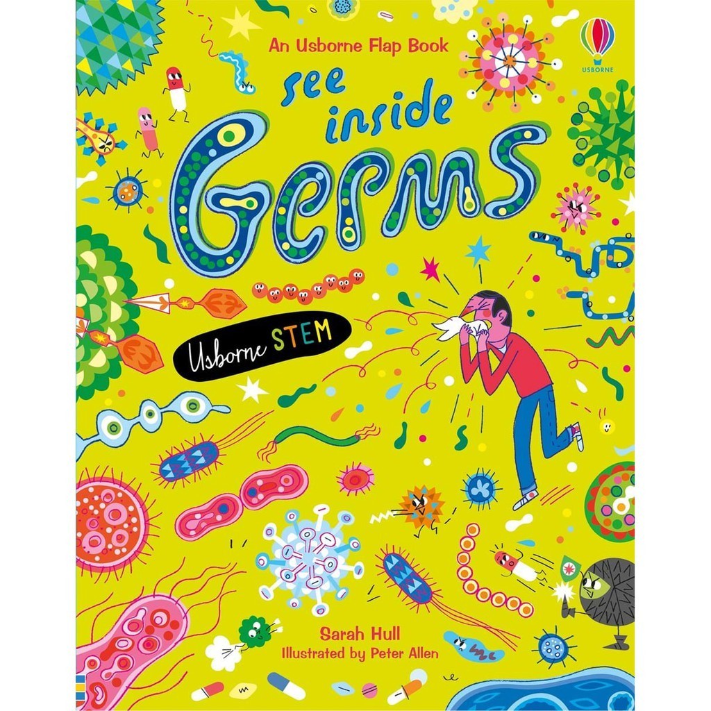 DKTODAY หนังสือ USBORNE SEE INSIDE GERMS (AGE 7+)