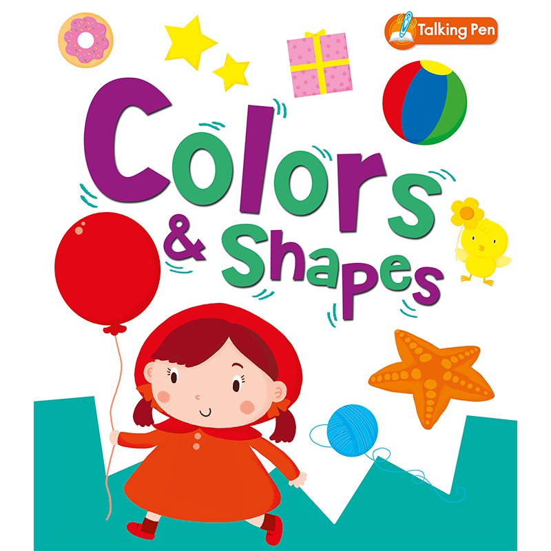 MISBOOK หนังสือเรียนรู้คำศัพท์ Colors and Shapes