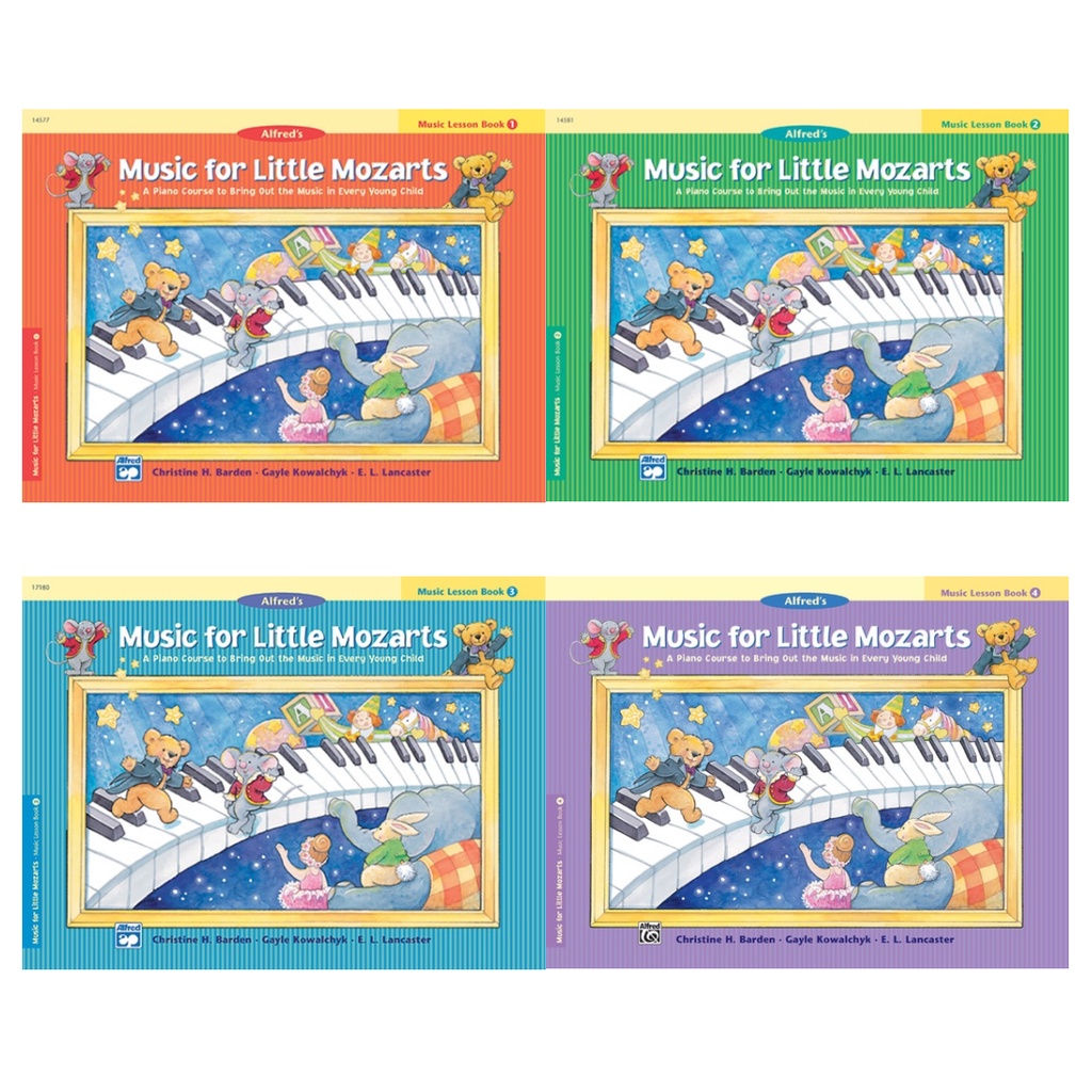 Music for Little Mozarts Book 1-4 (MLM)Alfred Publishing