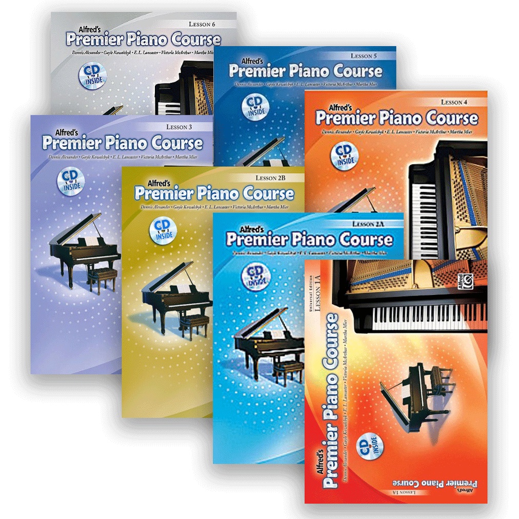 Premier Piano Course : Lesson Book 1A 2A 2B 3 4 5 6