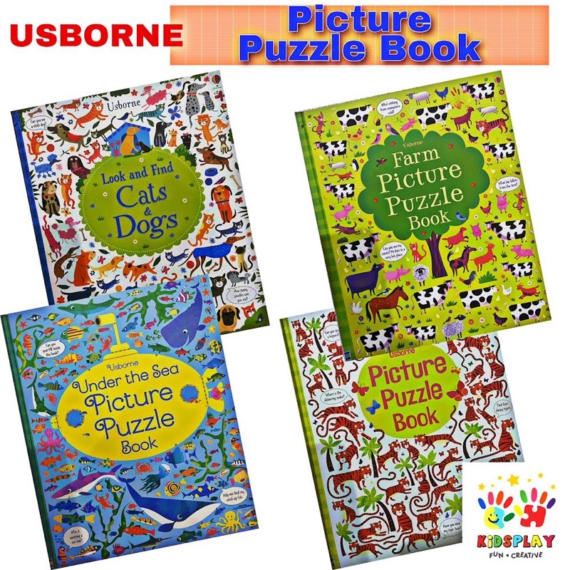 **พร้อมส่ง**Usborne Picture Puzzle Book <ภาษาอังกฤษ ปกแข็ง> หนังสือเกมซ่อนหา ฝึกสังเกต และฝึกทักษะภาษาอังกฤษ” /></a></p><p><a href=