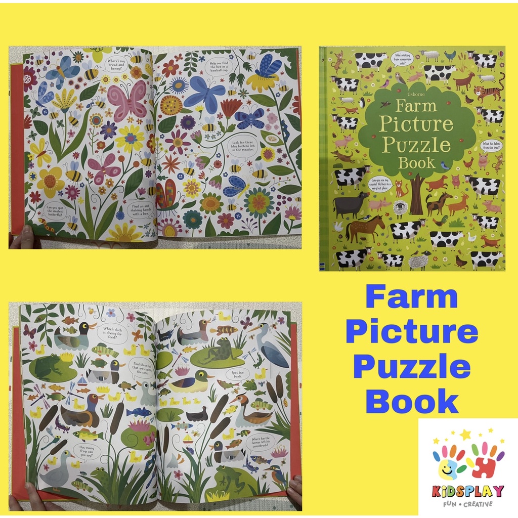 **พร้อมส่ง**Usborne Picture Puzzle Book <ภาษาอังกฤษ ปกแข็ง> หนังสือเกมซ่อนหา ฝึกสังเกต และฝึกทักษะภาษาอังกฤษ” /></a></p><p><a href=