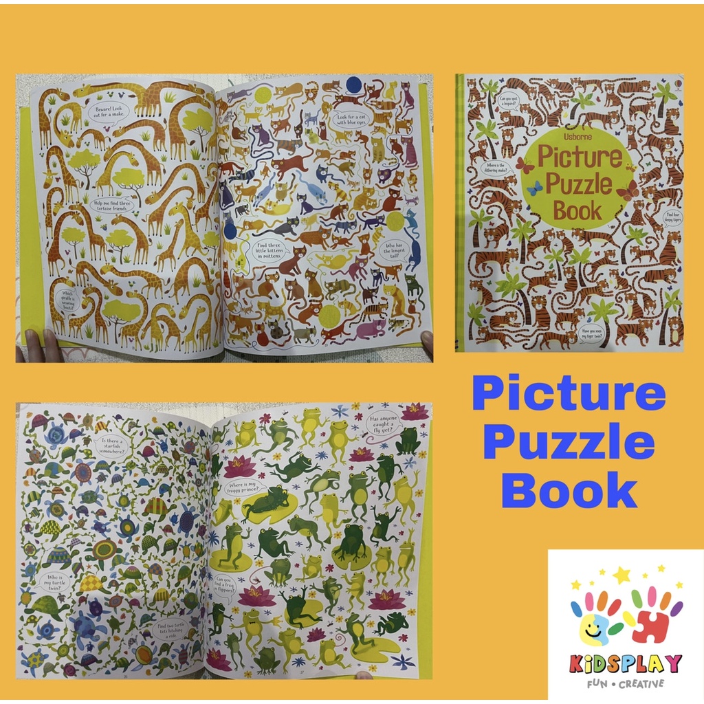 **พร้อมส่ง**Usborne Picture Puzzle Book <ภาษาอังกฤษ ปกแข็ง> หนังสือเกมซ่อนหา ฝึกสังเกต และฝึกทักษะภาษาอังกฤษ” /></a></p><p><a href=