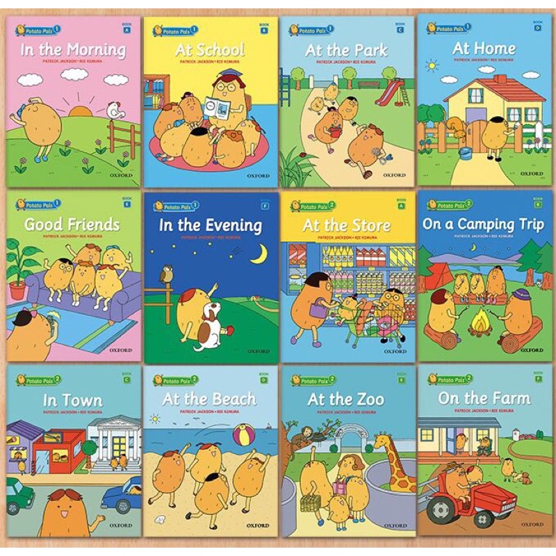 พร้อมส่ง   OXFORD Potato pals รวมเซ็ต 12 เล่ม หนังสือหัดอ่านภาษาอังกฤษ สำหรับเด็ก