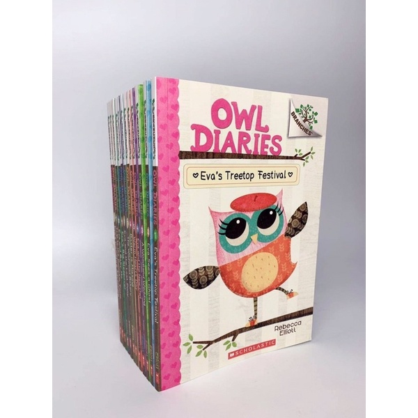 พร้อมส่ง!! หนังสือชุด Owl Diaries ใหม่!! ชุด 18 เล่ม early chapter book ขายดี ไดอารี่ของนกฮูก