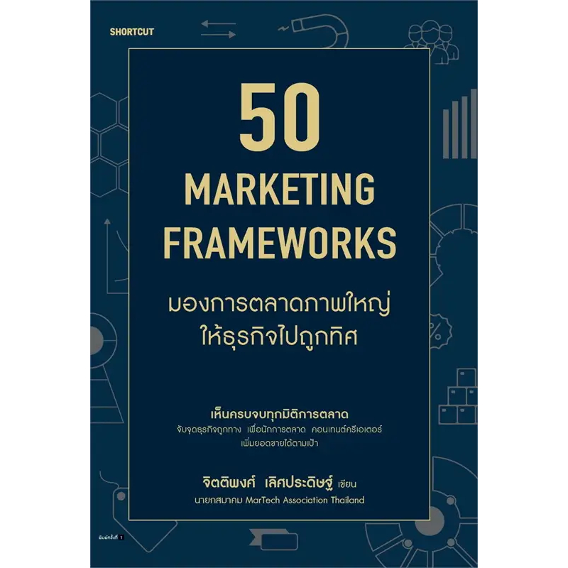 หนังสือ 50 Marketing Framework มองการตลาดภาพใหญ่ให้ธุรกิจไปถูกทิศ ผู้เขียน: จิตติพงศ์ เลิศประดิษฐ์ (Book Factory)