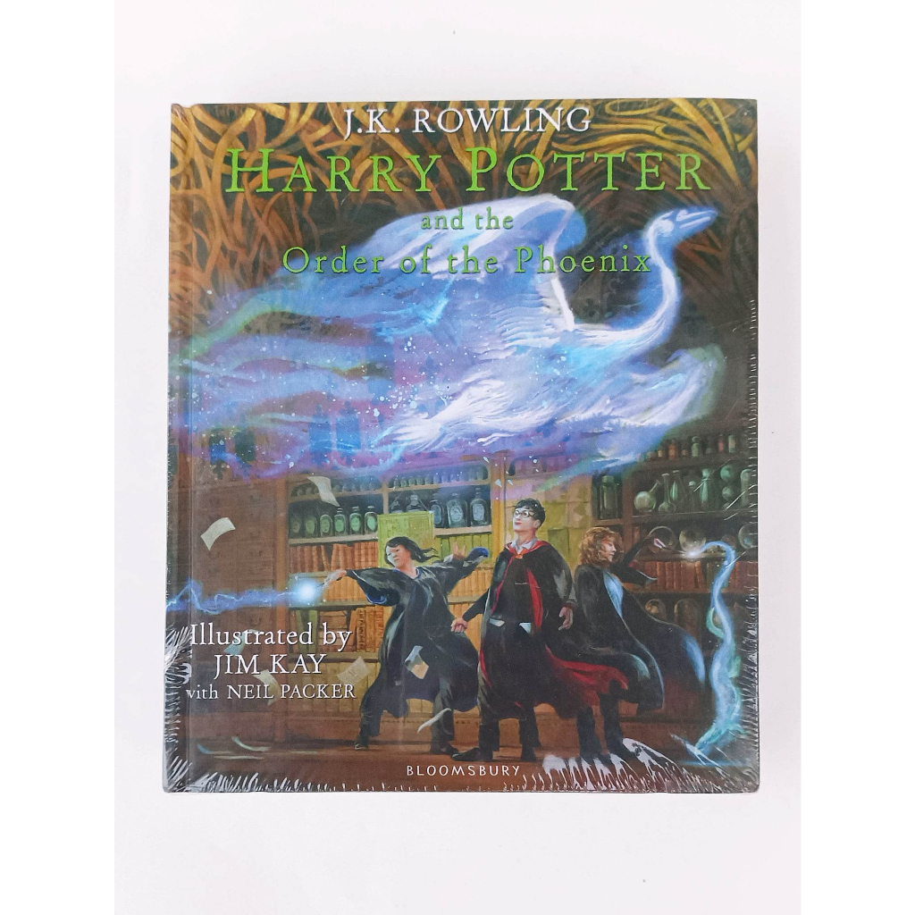 หนังสือ Harry Potter and the Order of the Phoenix เล่ม 5 ปกแข็ง ภาพสี