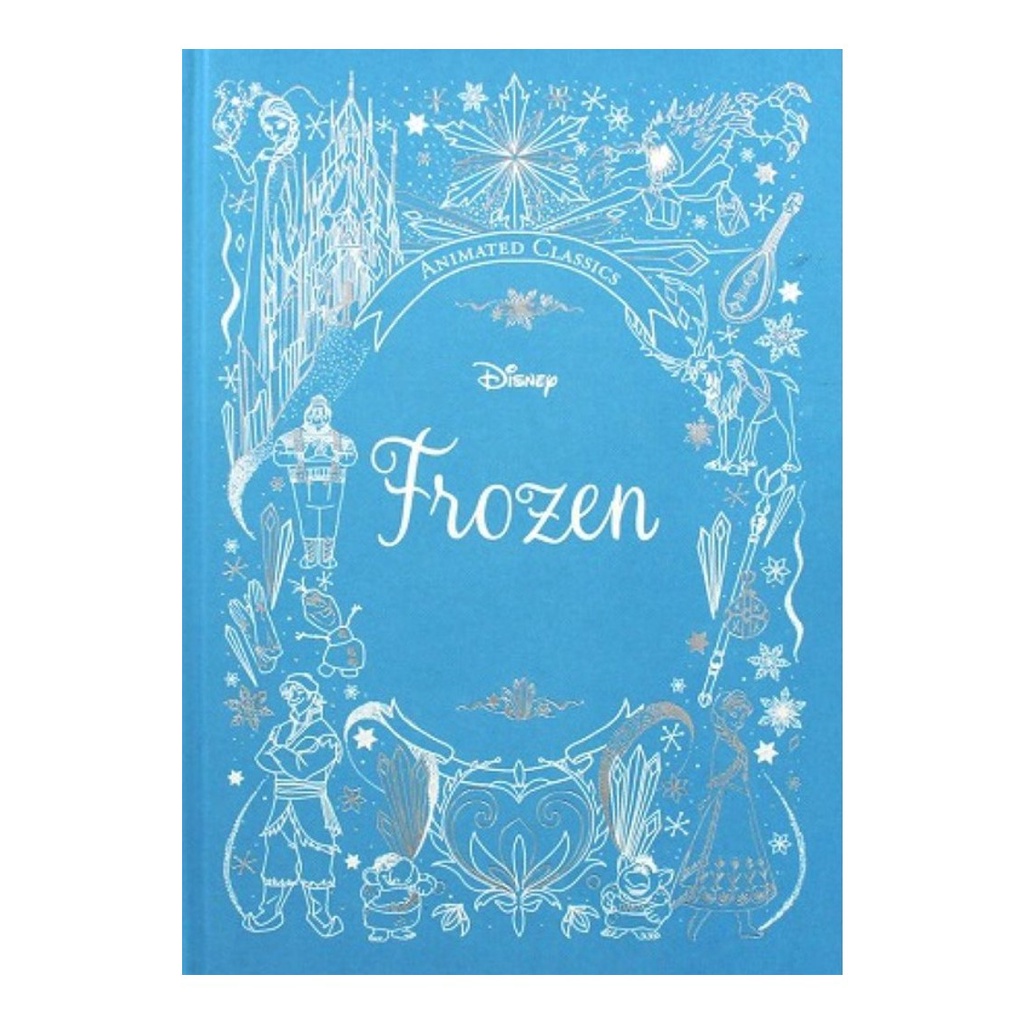 หนังสือนิทานดิสนีย์ Frozen ปกแข็ง สวยงาม รุ่นฟอยล์สีทอง สําหรับเด็ก 69 หน้า