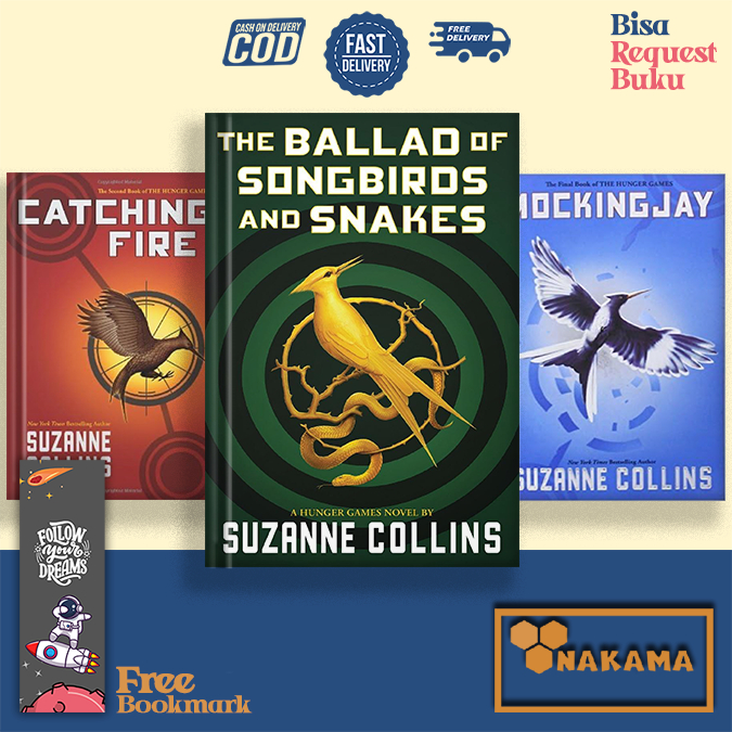 เกม The Hunger Games Catching Fire, Mockingjay, The Ballad of Songbirds (4Book series) โดย Suzanne Collins (เวอร์ชั่นภาษาอังกฤษ)