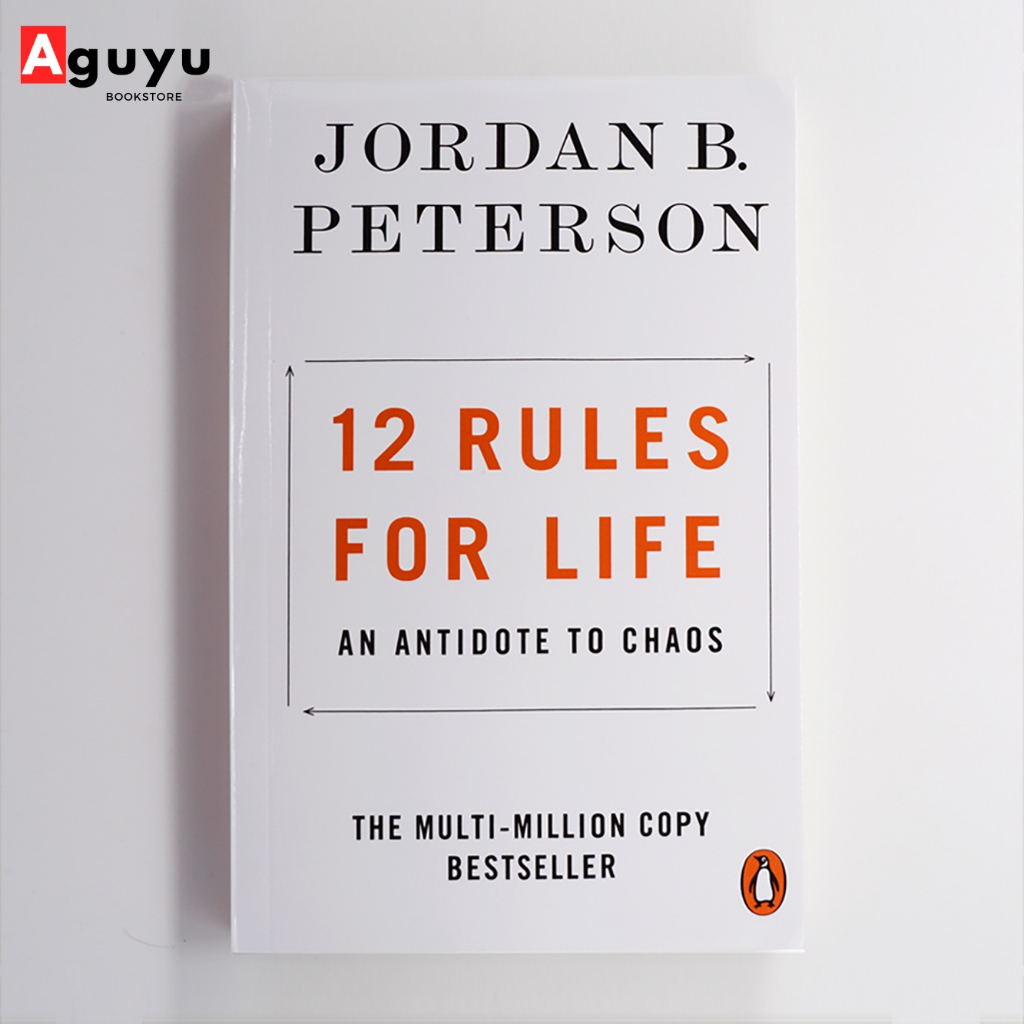 【หนังสือภาษาอังกฤษ】12 Rules for Life: An Antidote to Chaos by Jordan B Peterson English book หนังสือพัฒนาตนเอง